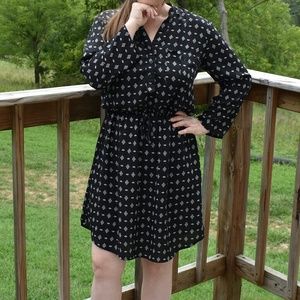 EUC Maurices Long Sleeve Shirt Dress